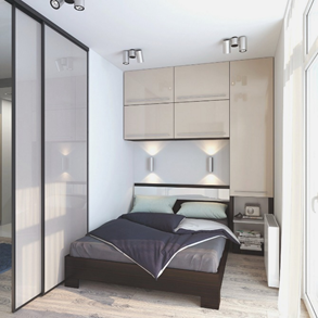 Дизайн маленькой спальни: 90 фото и идей интерьеров